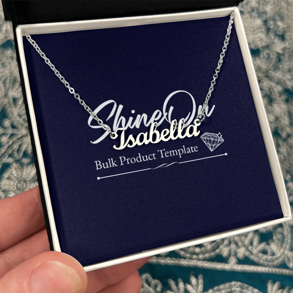 Name Necklace For Birthday