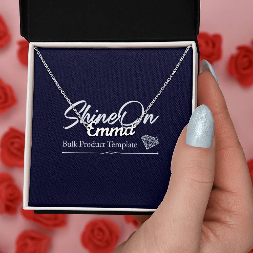Name Necklace For Birthday
