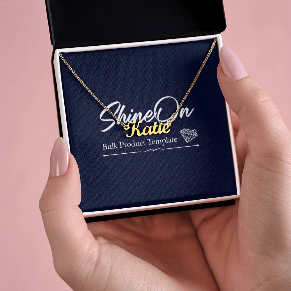 Name Necklace For Birthday