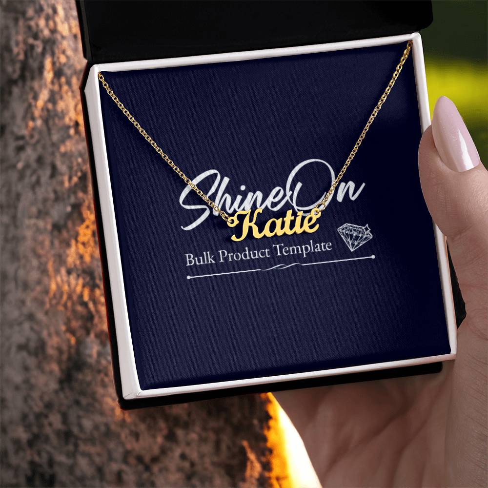 Name Necklace For Birthday