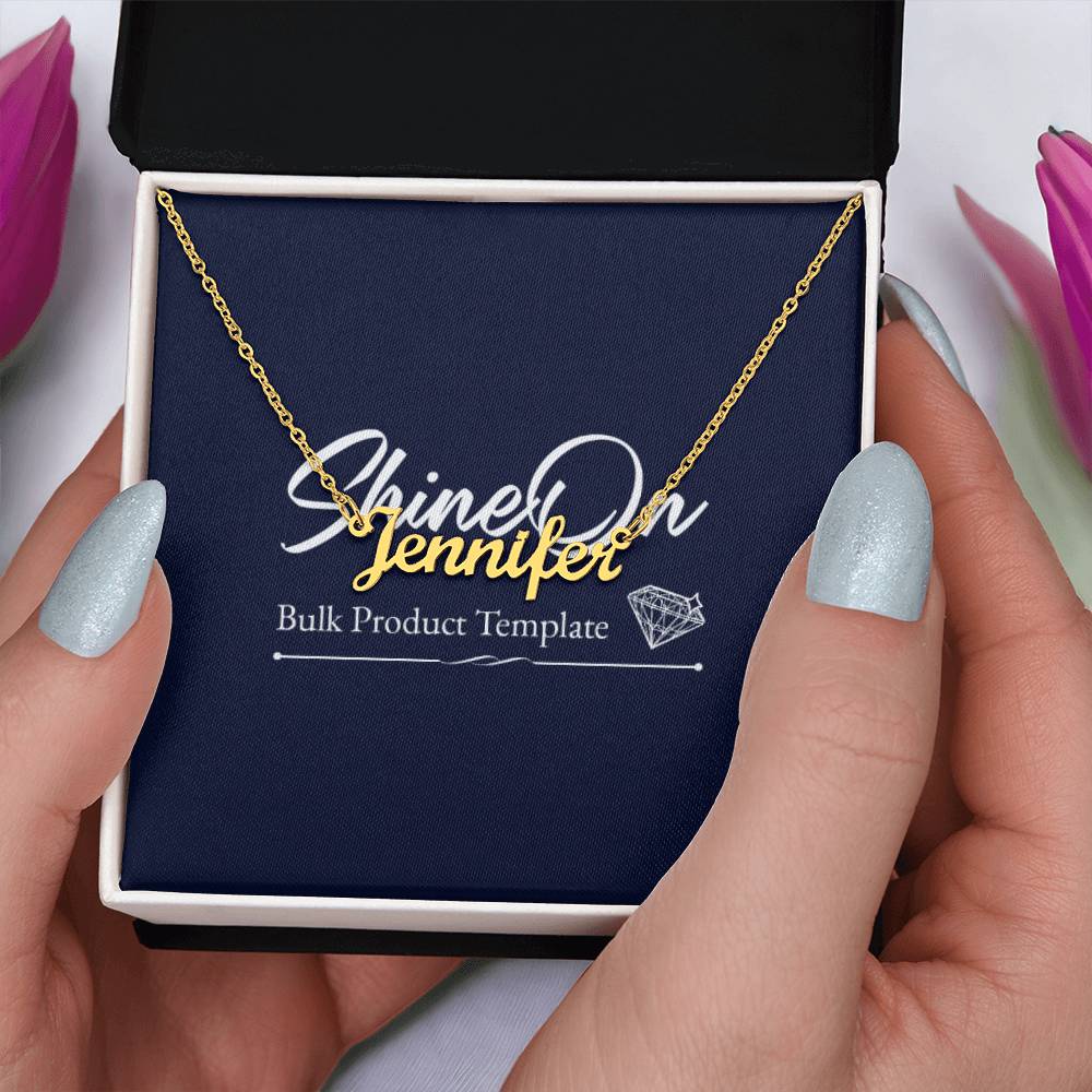 Name Necklace For Birthday