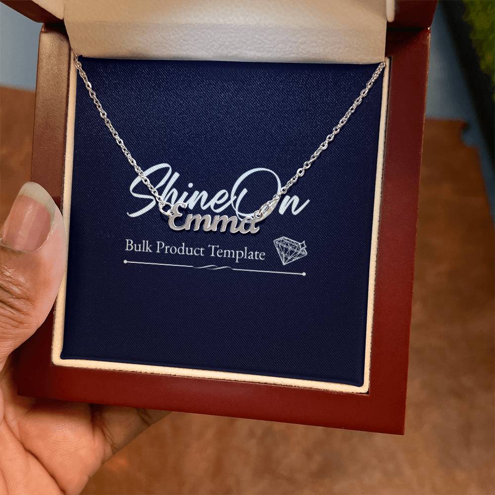 Name Necklace For Birthday