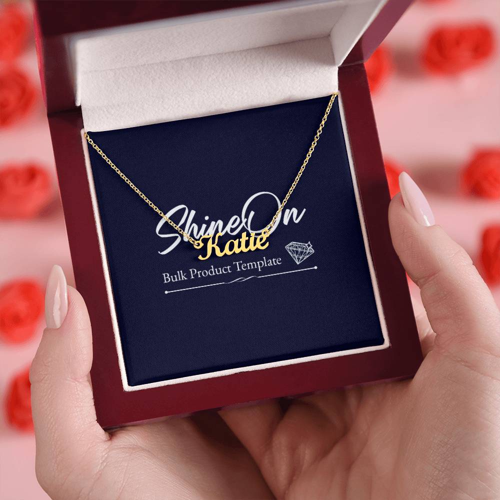 Name Necklace For Birthday