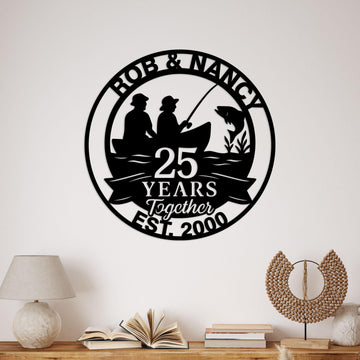 lake house cabin personalized metal sign – 16 gauge steel