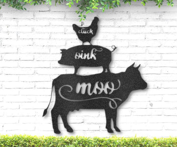 Metal Farm Sign - Animal Collection - Stylinsoul