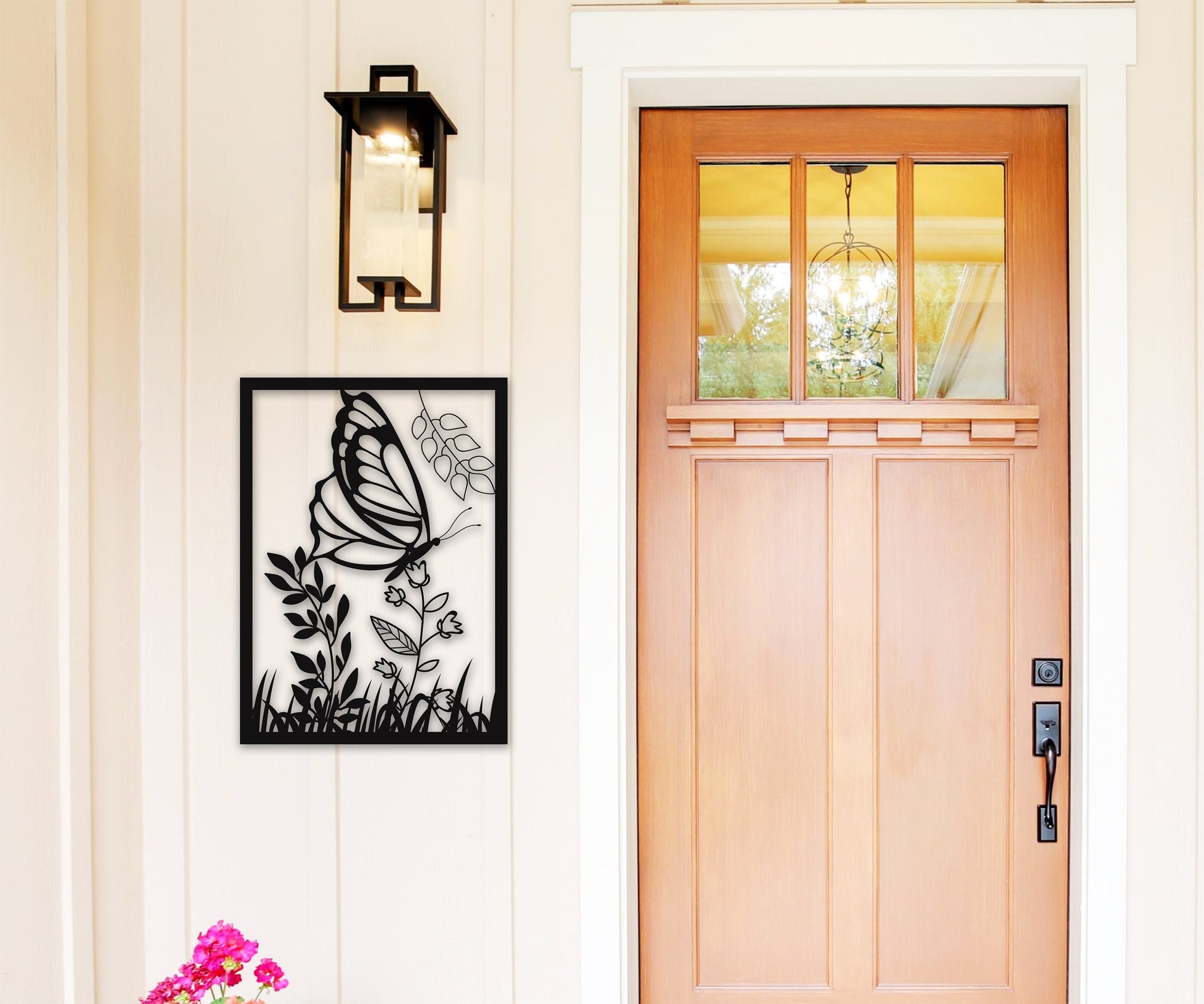 butterfly name personalized wall art – 16 gauge steel