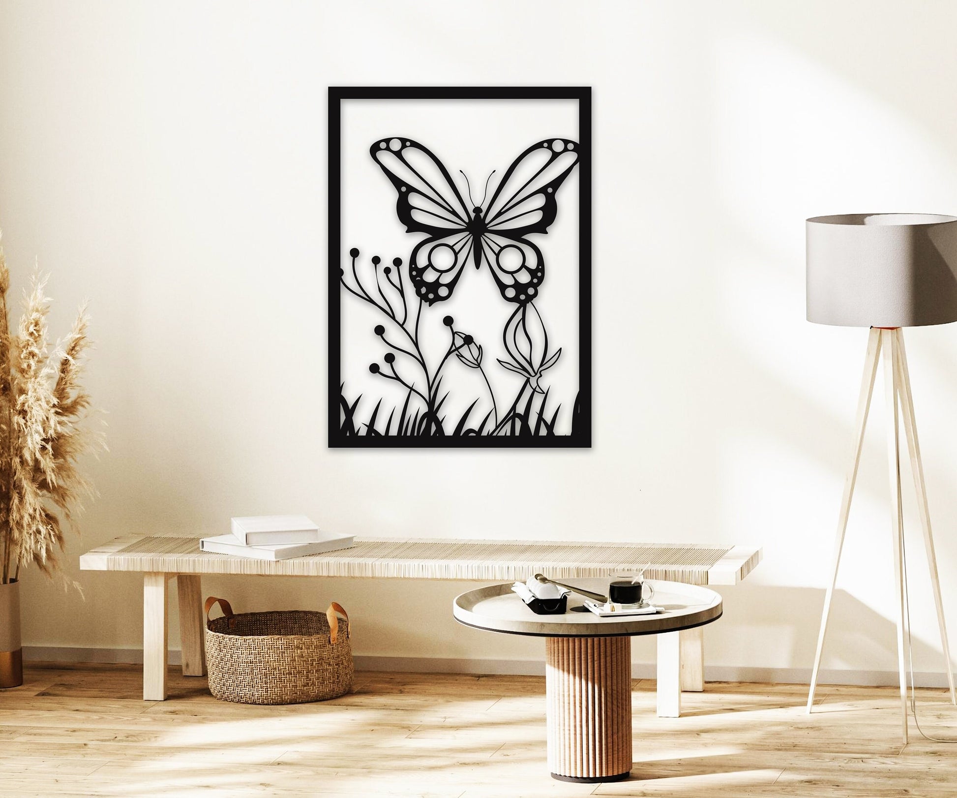 butterfly name personalized wall art – 16 gauge steel