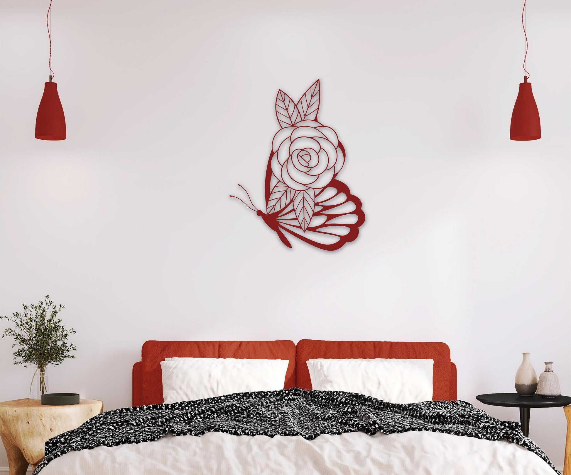 butterfly name personalized wall art – 16 gauge steel