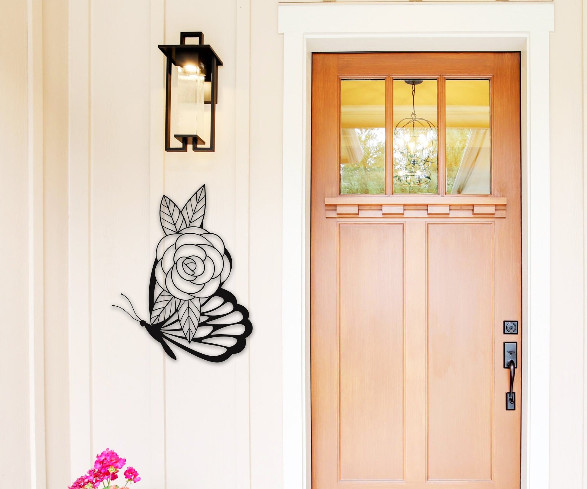 butterfly name personalized wall art – 16 gauge steel