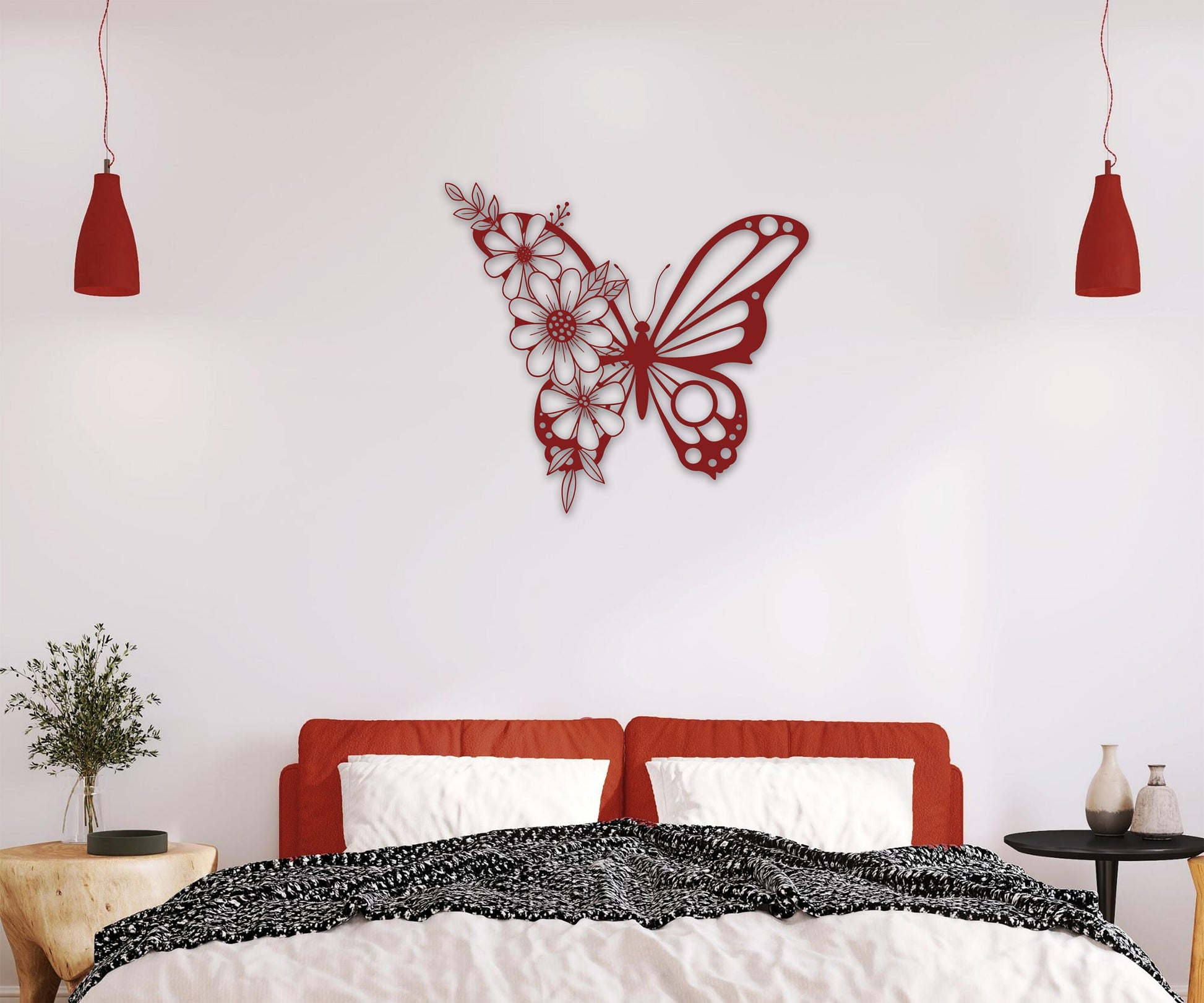 butterfly name personalized wall art – 16 gauge steel