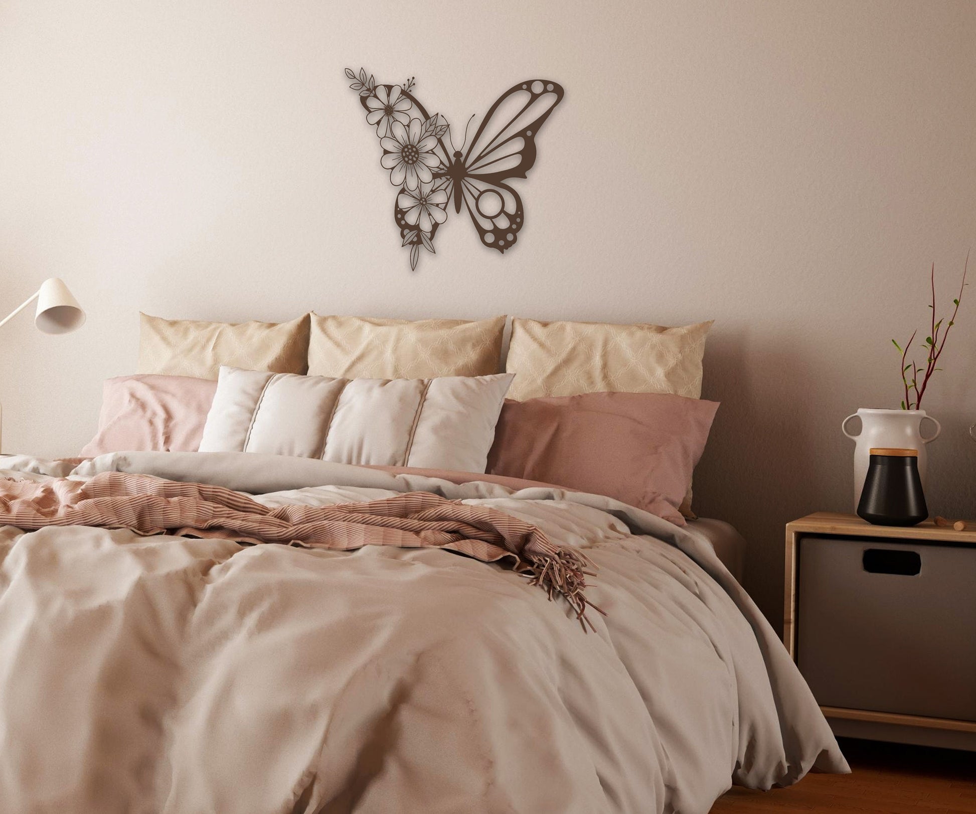 butterfly name personalized wall art – 16 gauge steel