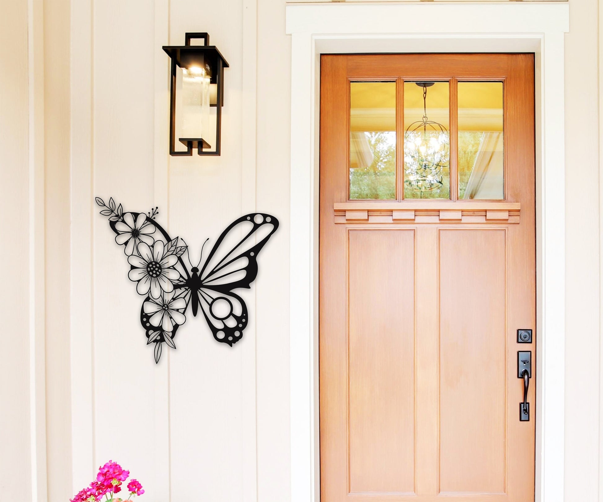 butterfly name personalized wall art – 16 gauge steel