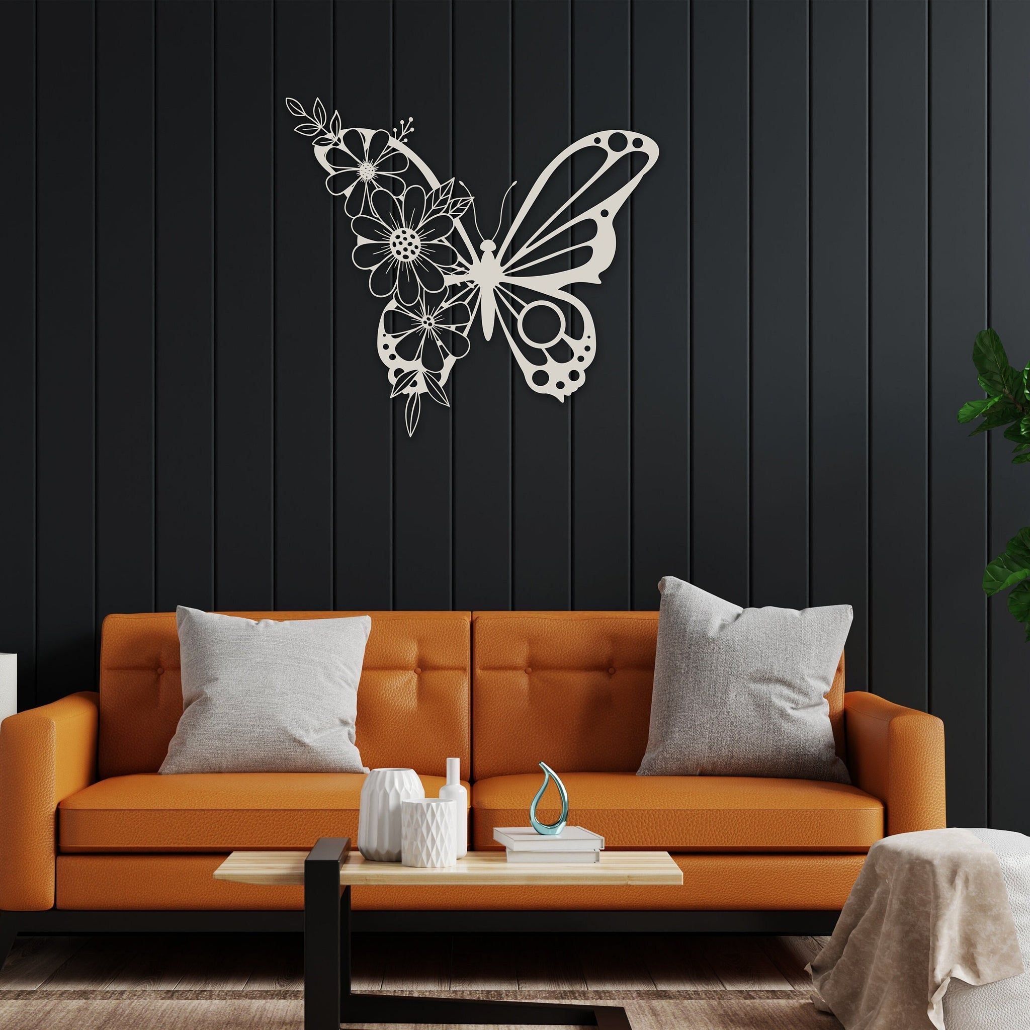 butterfly name personalized wall art – 16 gauge steel