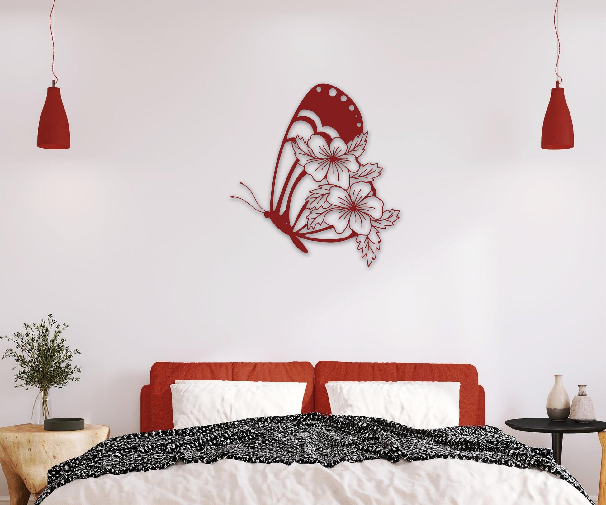 butterfly name personalized wall art – 16 gauge steel