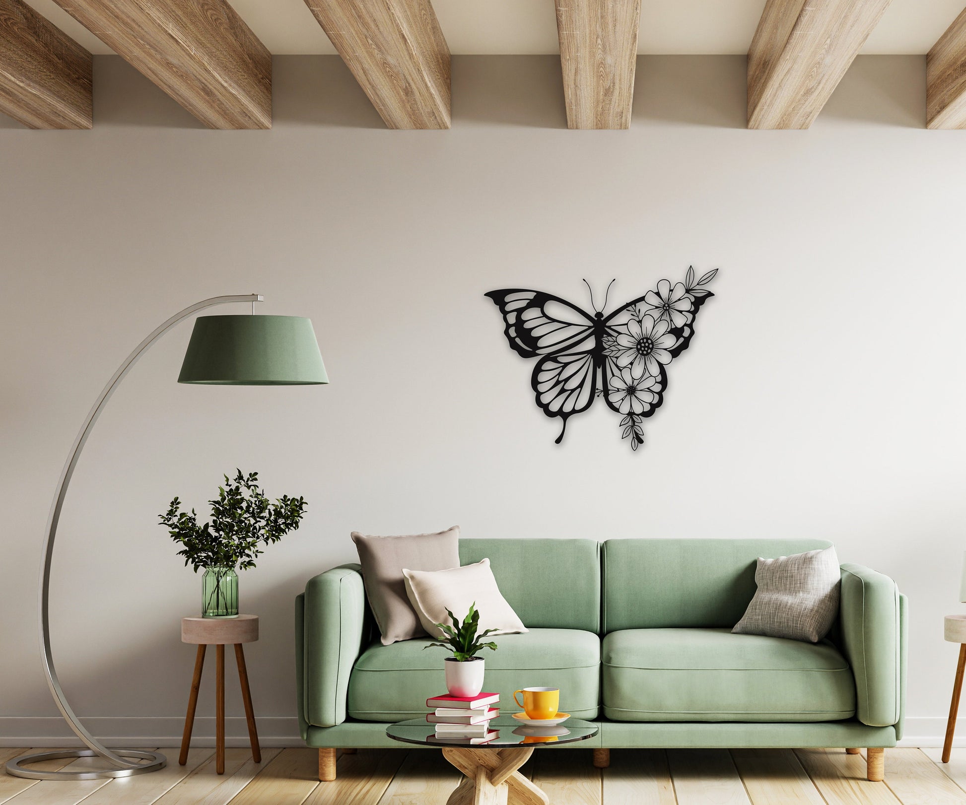 butterfly name personalized wall art – 16 gauge steel