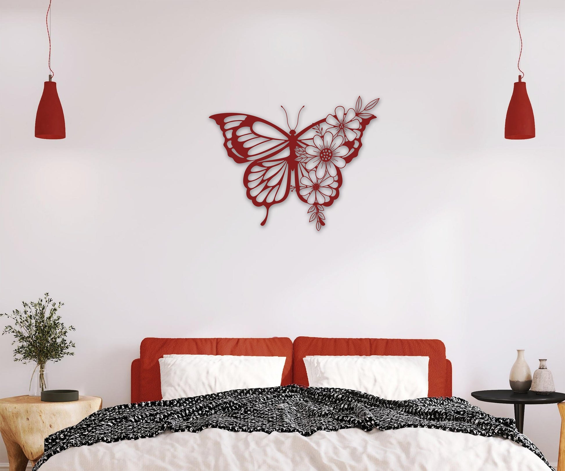 butterfly name personalized wall art – 16 gauge steel