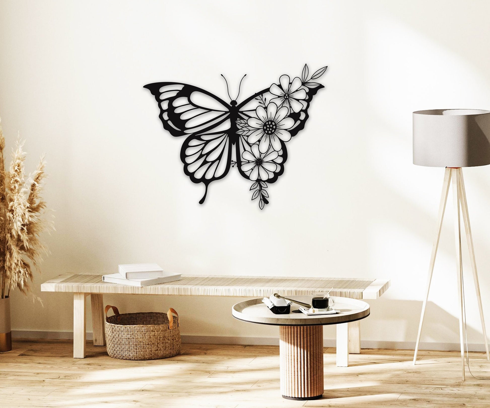 butterfly name personalized wall art – 16 gauge steel
