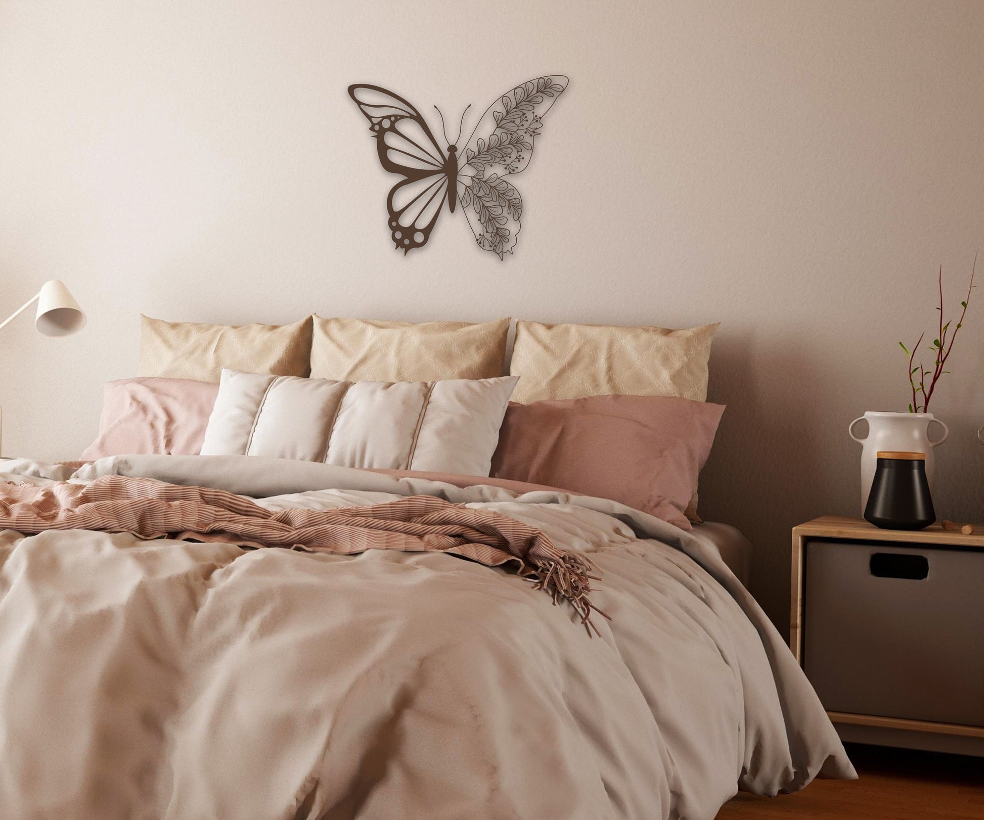 butterfly name personalized wall art – 16 gauge steel