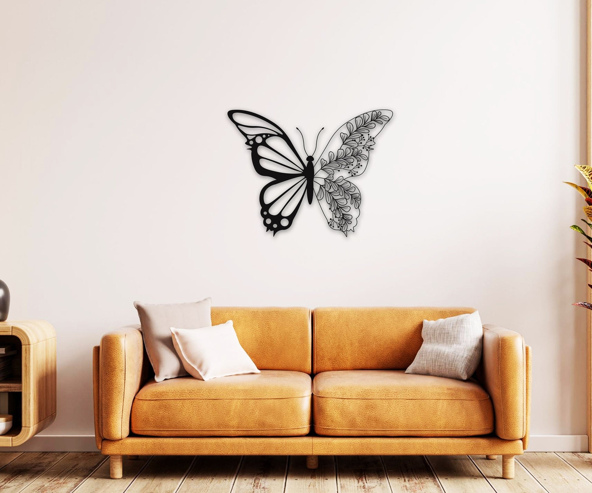 butterfly name personalized wall art – 16 gauge steel