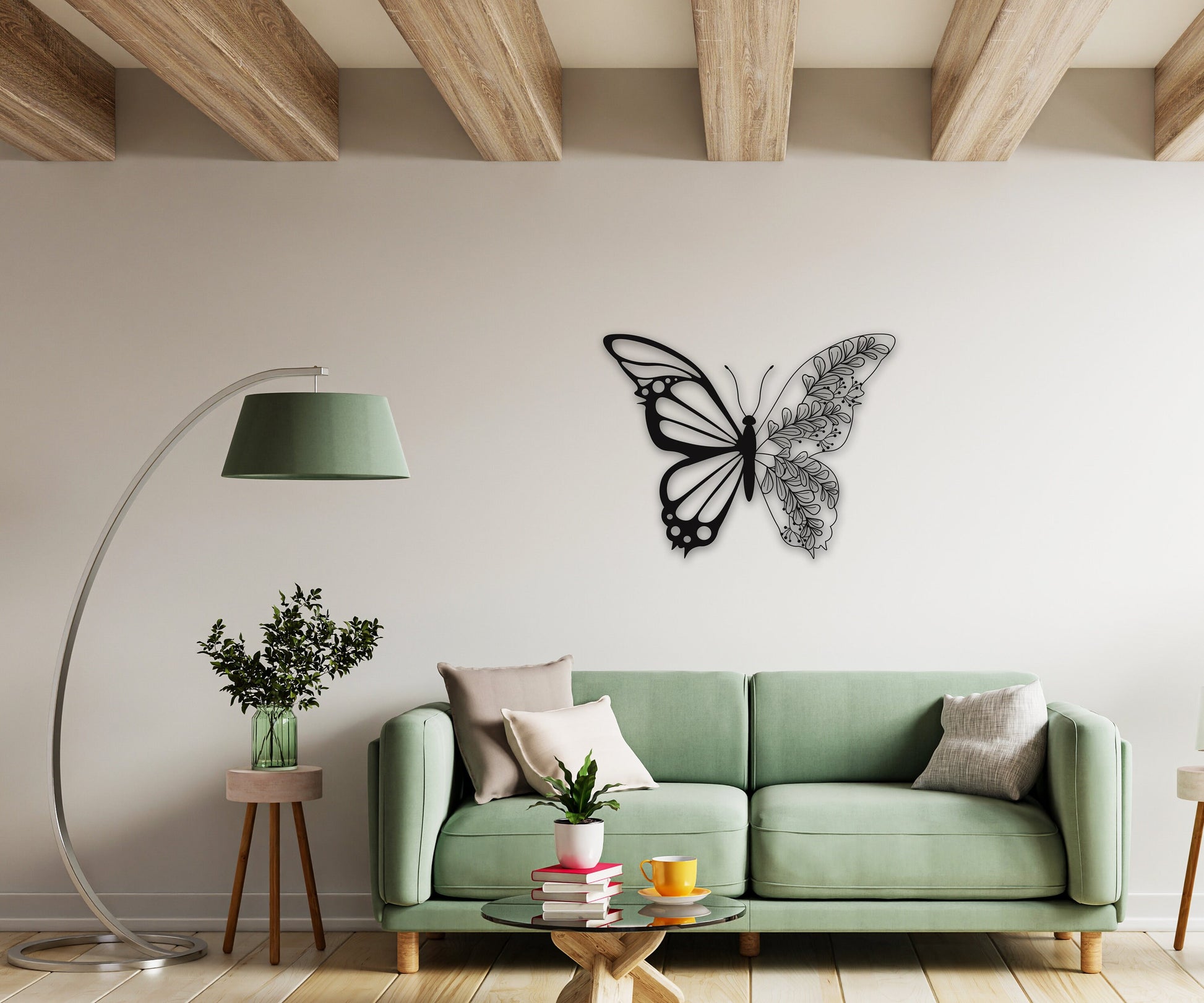 butterfly name personalized wall art – 16 gauge steel