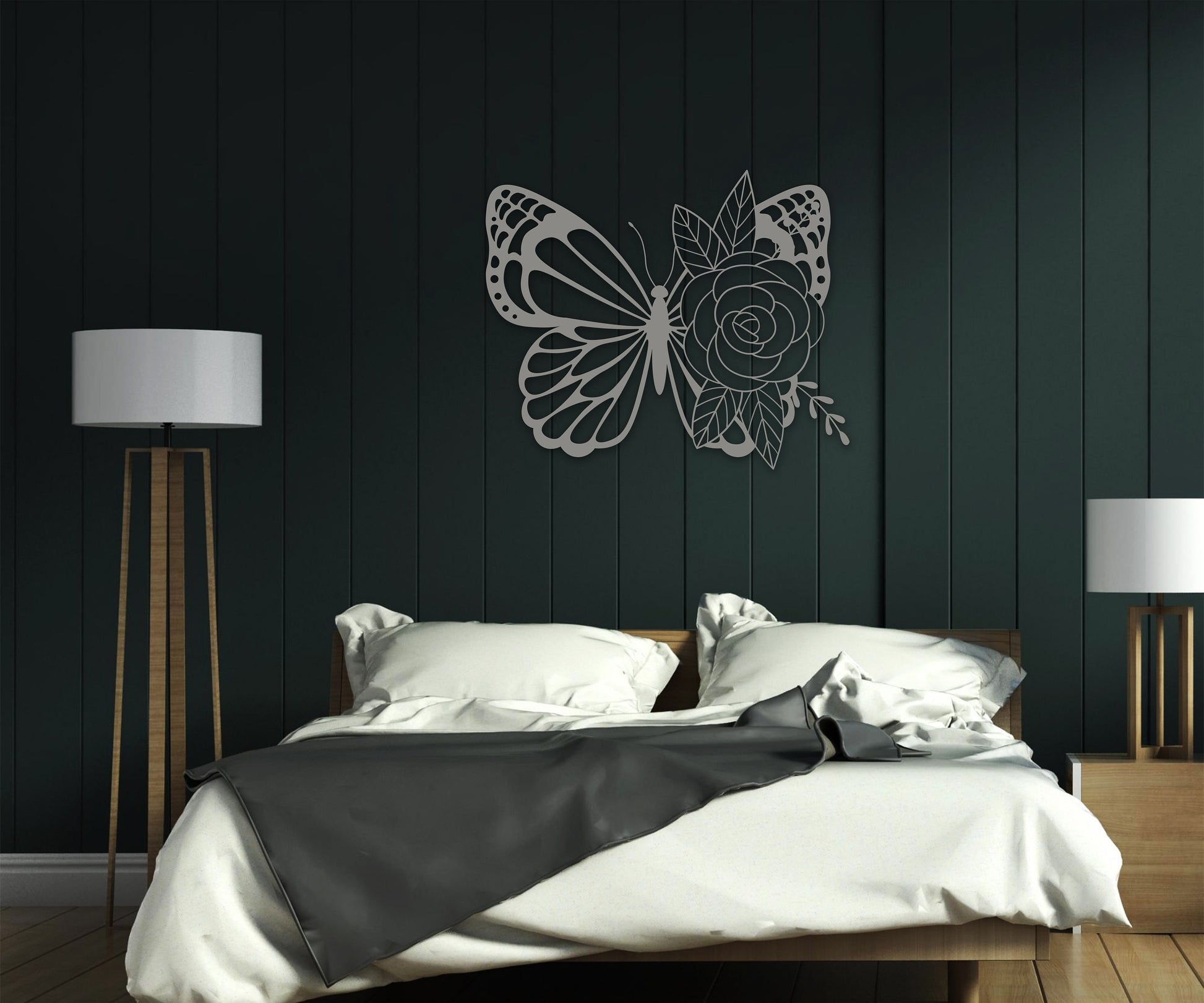 butterfly name personalized wall art – 16 gauge steel