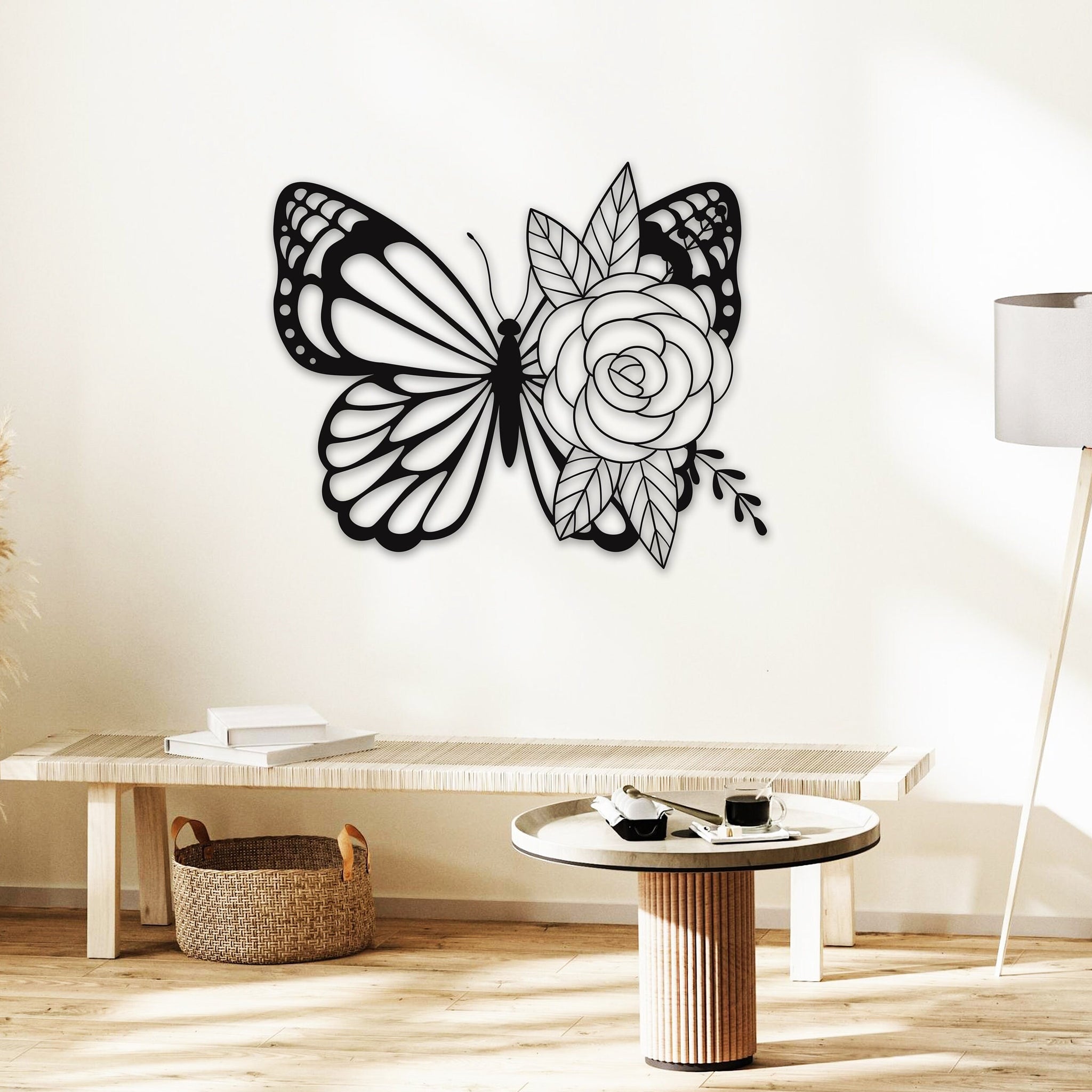 butterfly name personalized wall art – 16 gauge steel
