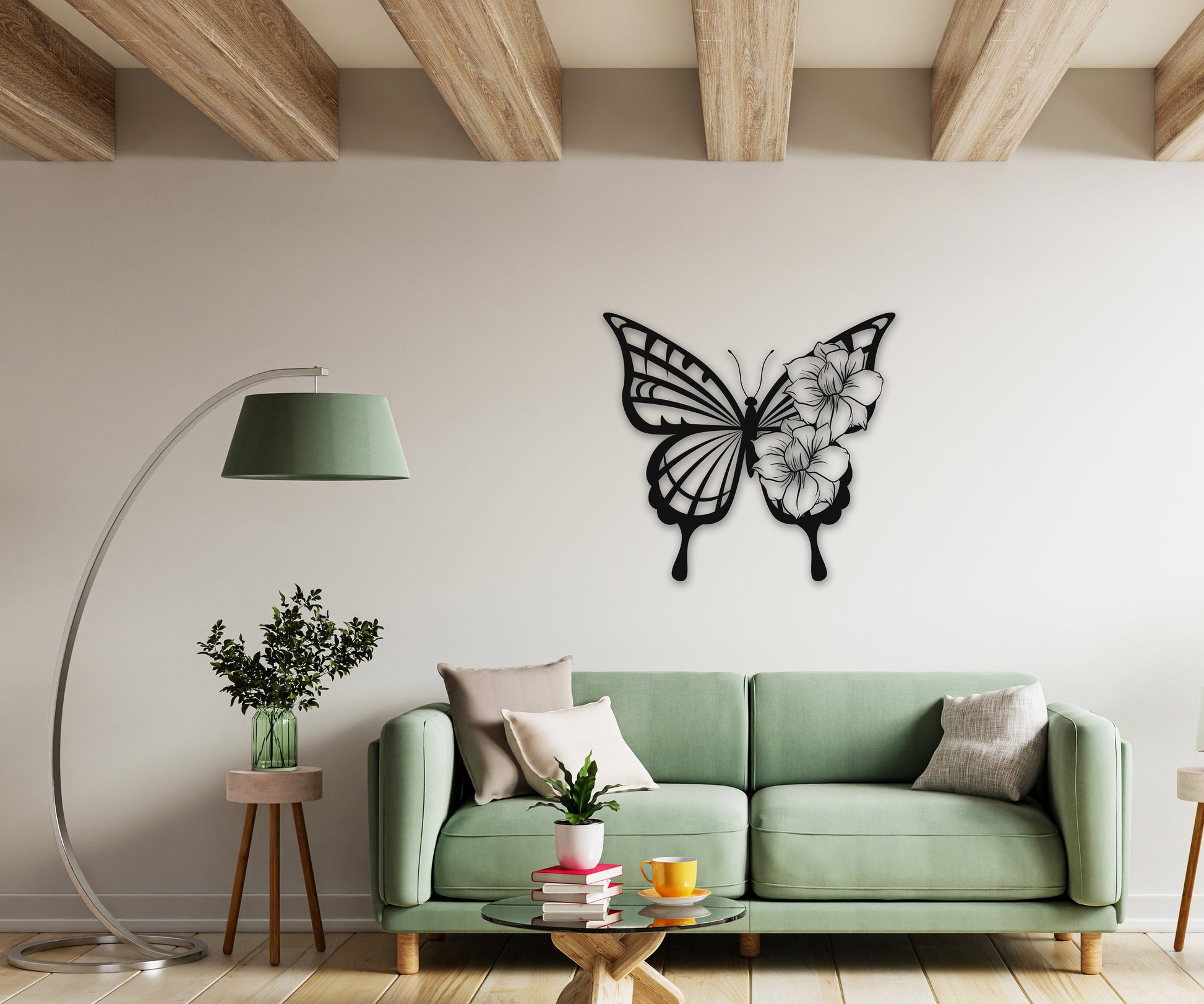 butterfly name personalized wall art – 16 gauge steel