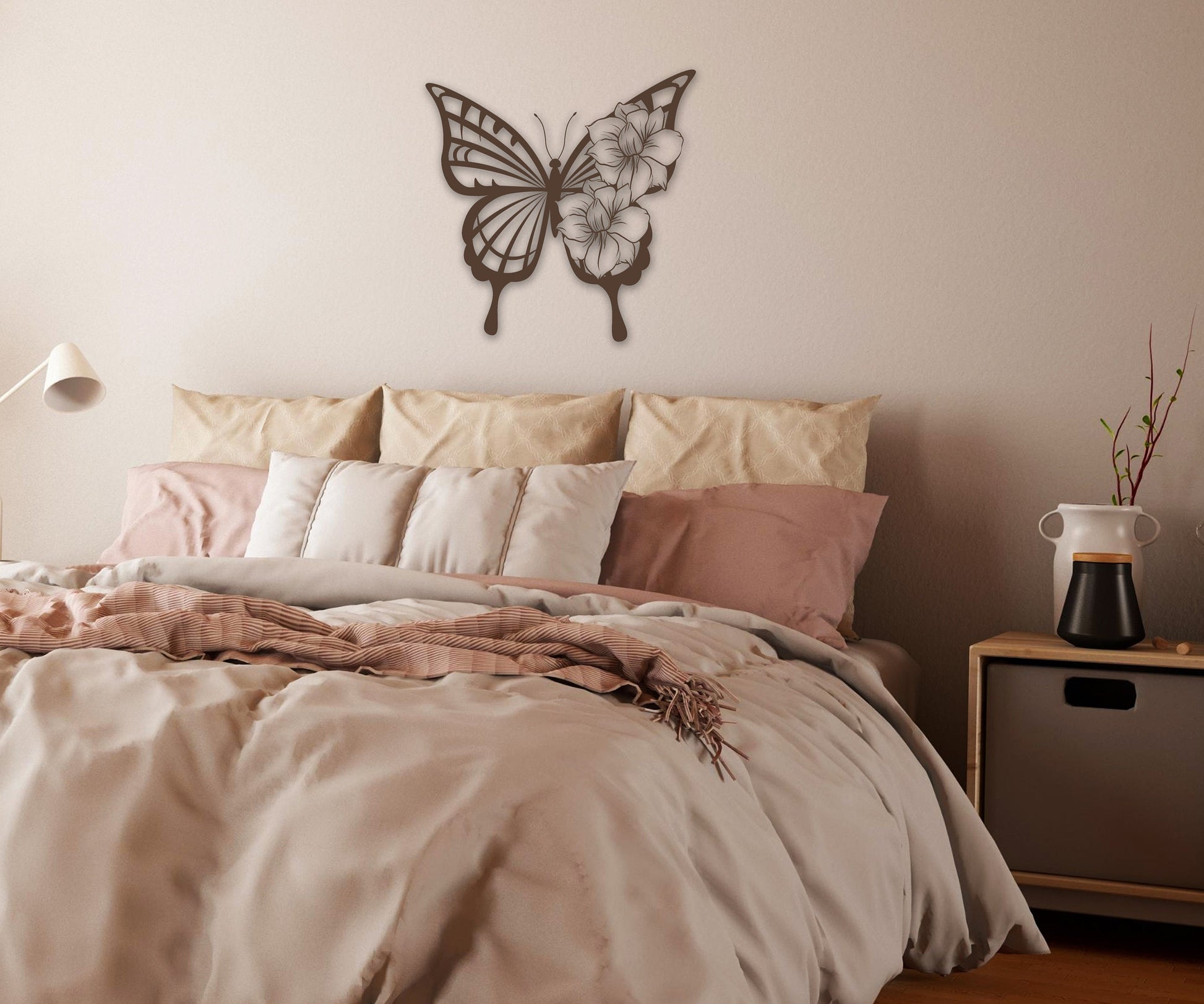 butterfly name personalized wall art – 16 gauge steel