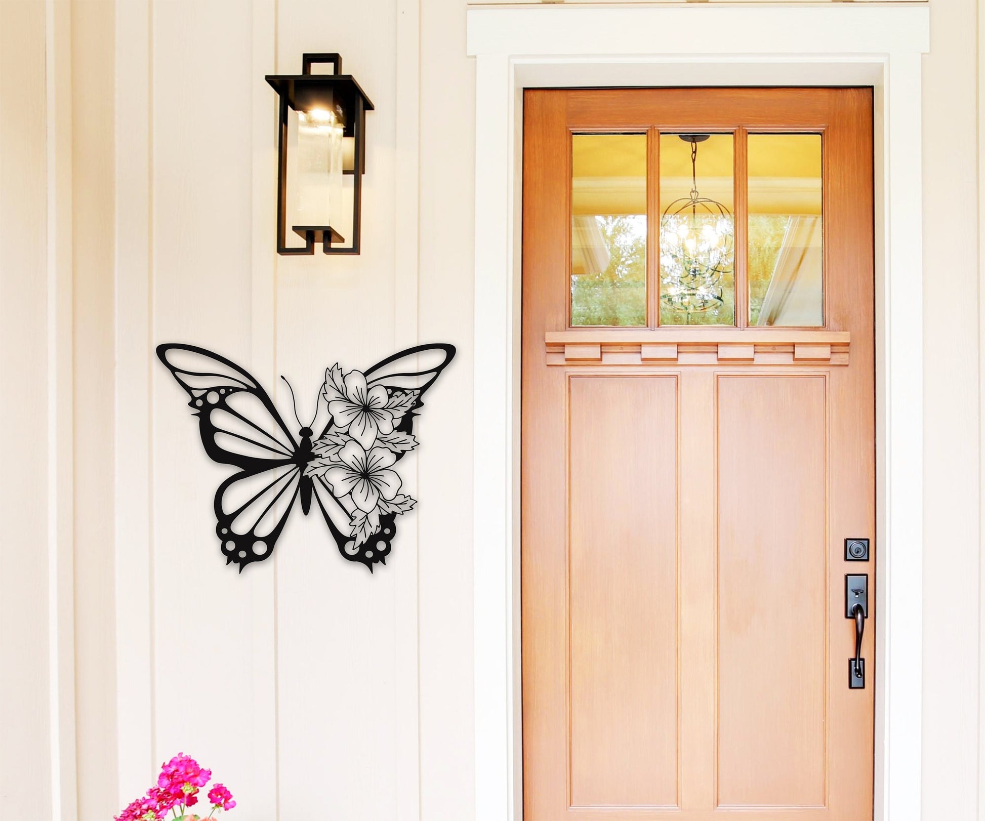 butterfly name personalized wall art – 16 gauge steel