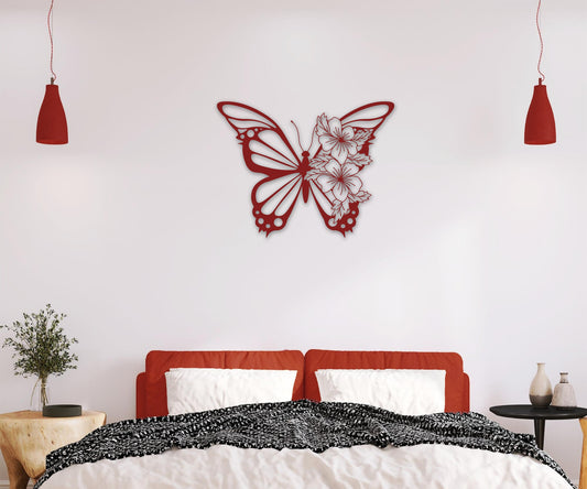 butterfly name personalized wall art – 16 gauge steel