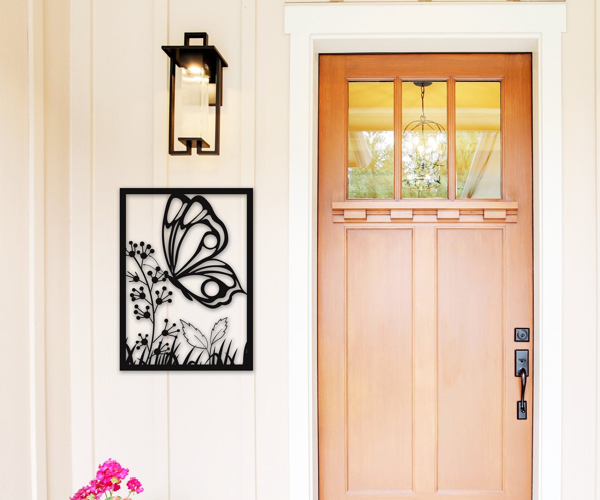 butterfly name personalized wall art – 16 gauge steel