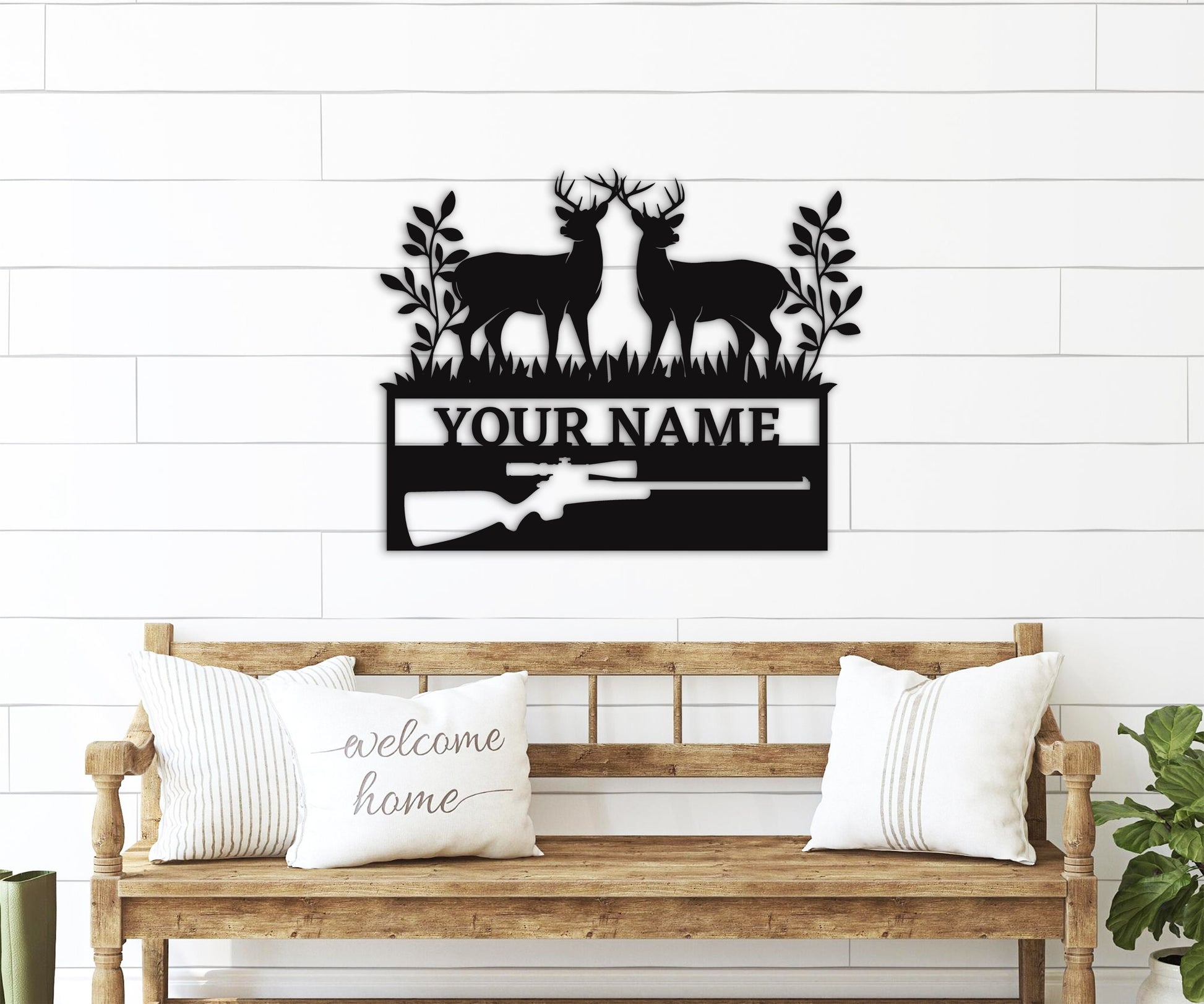 lake house cabin personalized metal sign – 16 gauge steel