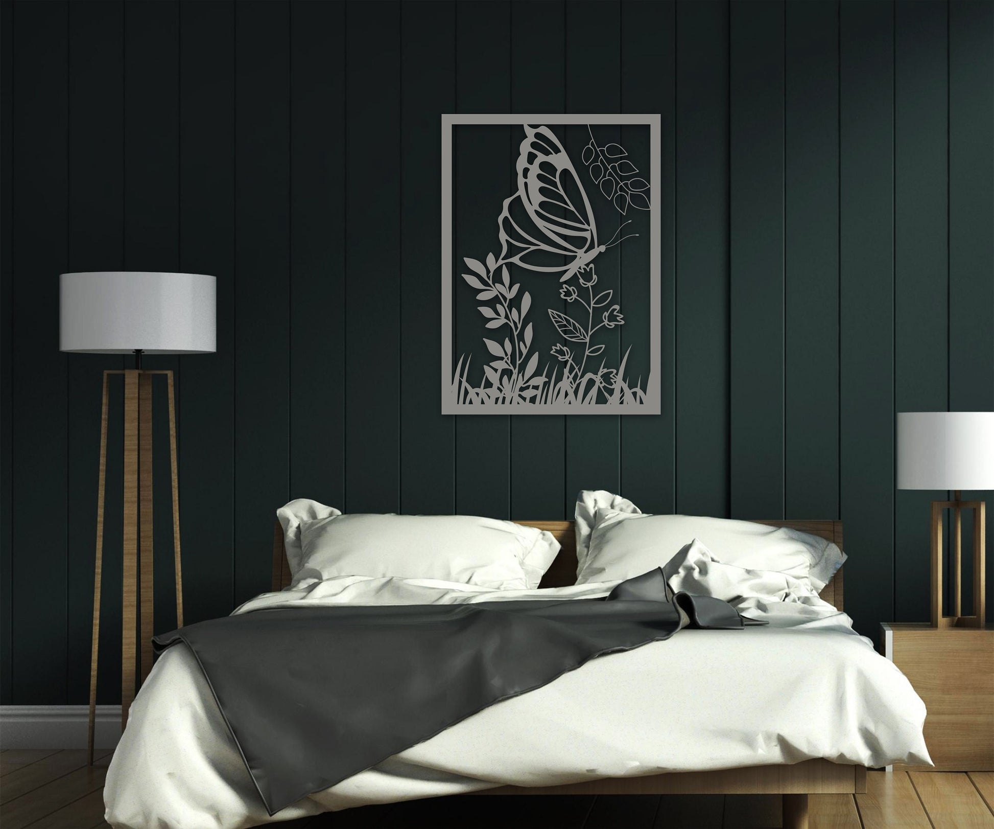 butterfly name personalized wall art – 16 gauge steel