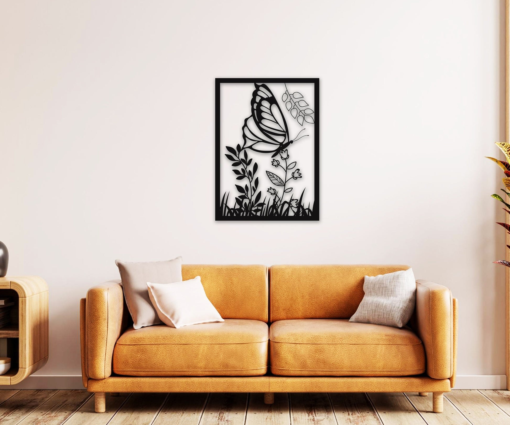 butterfly name personalized wall art – 16 gauge steel