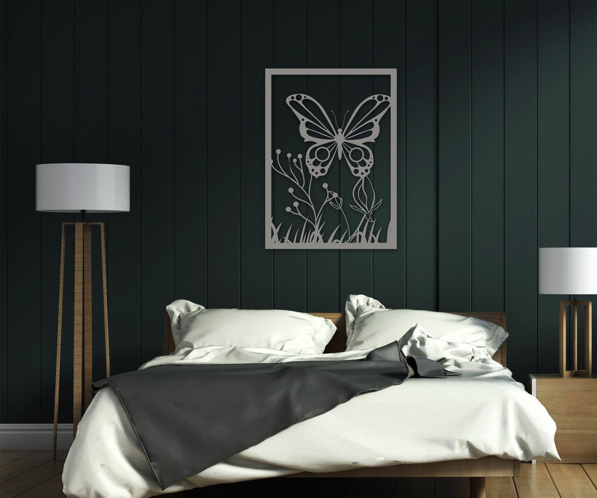 butterfly name personalized wall art – 16 gauge steel