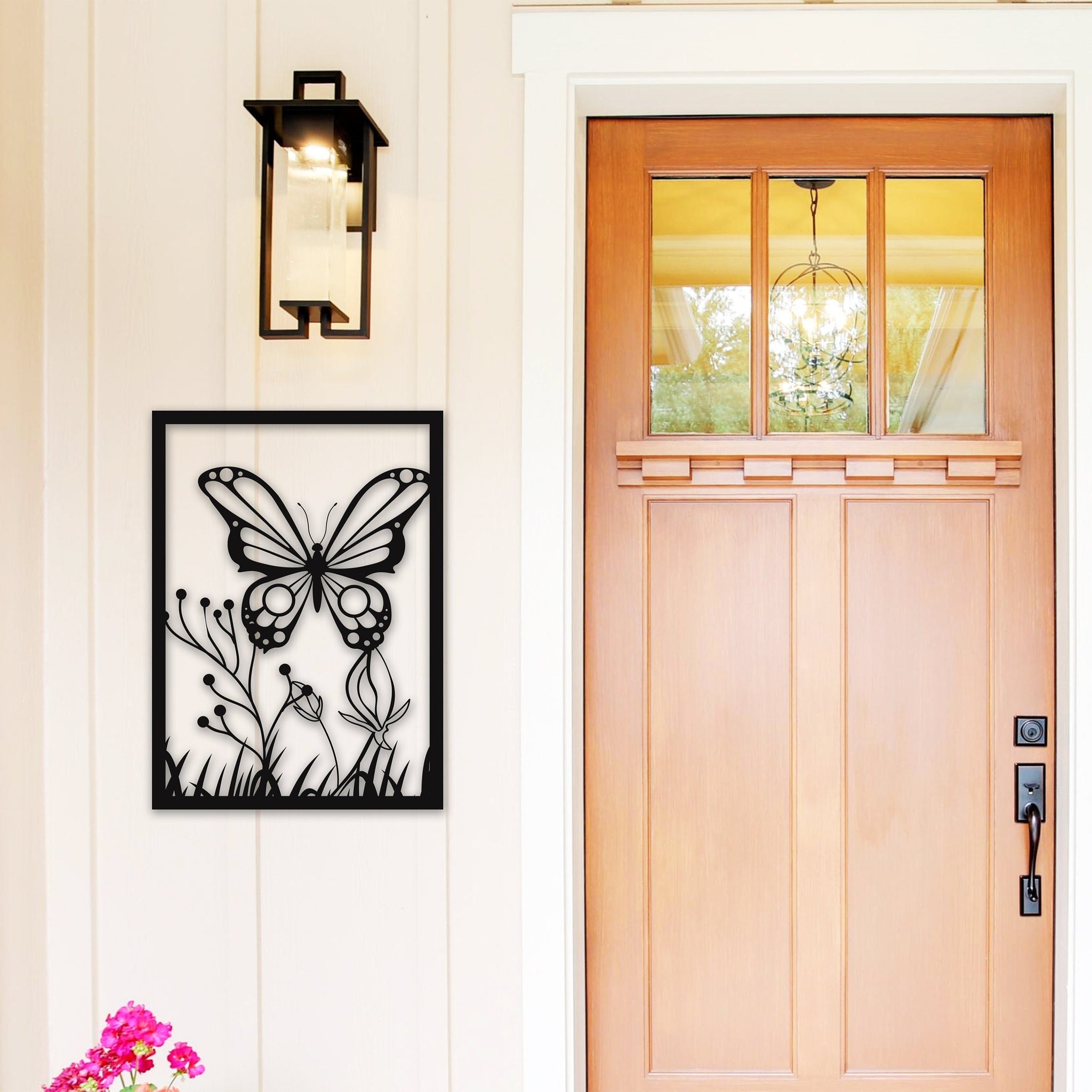 butterfly name personalized wall art – 16 gauge steel