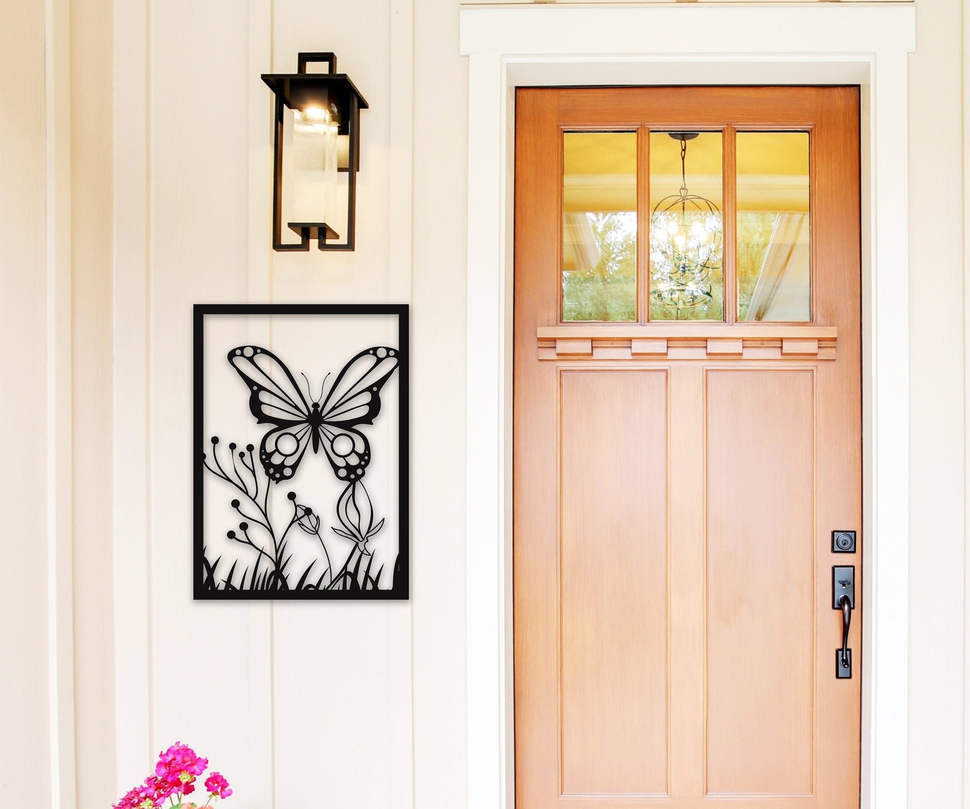 butterfly name personalized wall art – 16 gauge steel