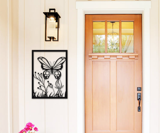butterfly name personalized wall art – 16 gauge steel