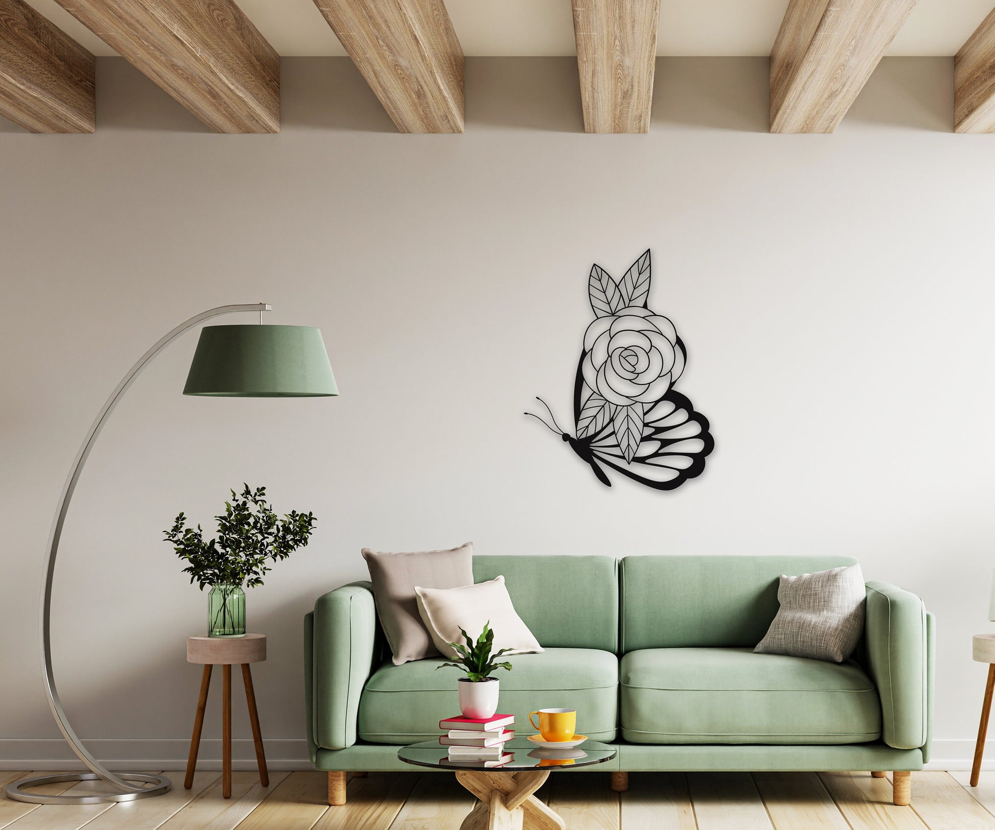butterfly name personalized wall art – 16 gauge steel