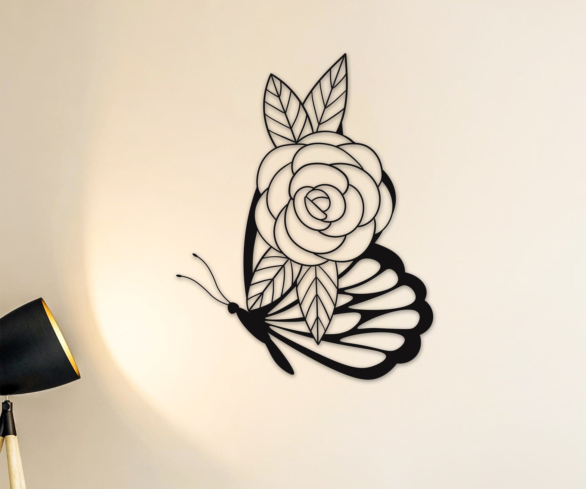 butterfly name personalized wall art – 16 gauge steel