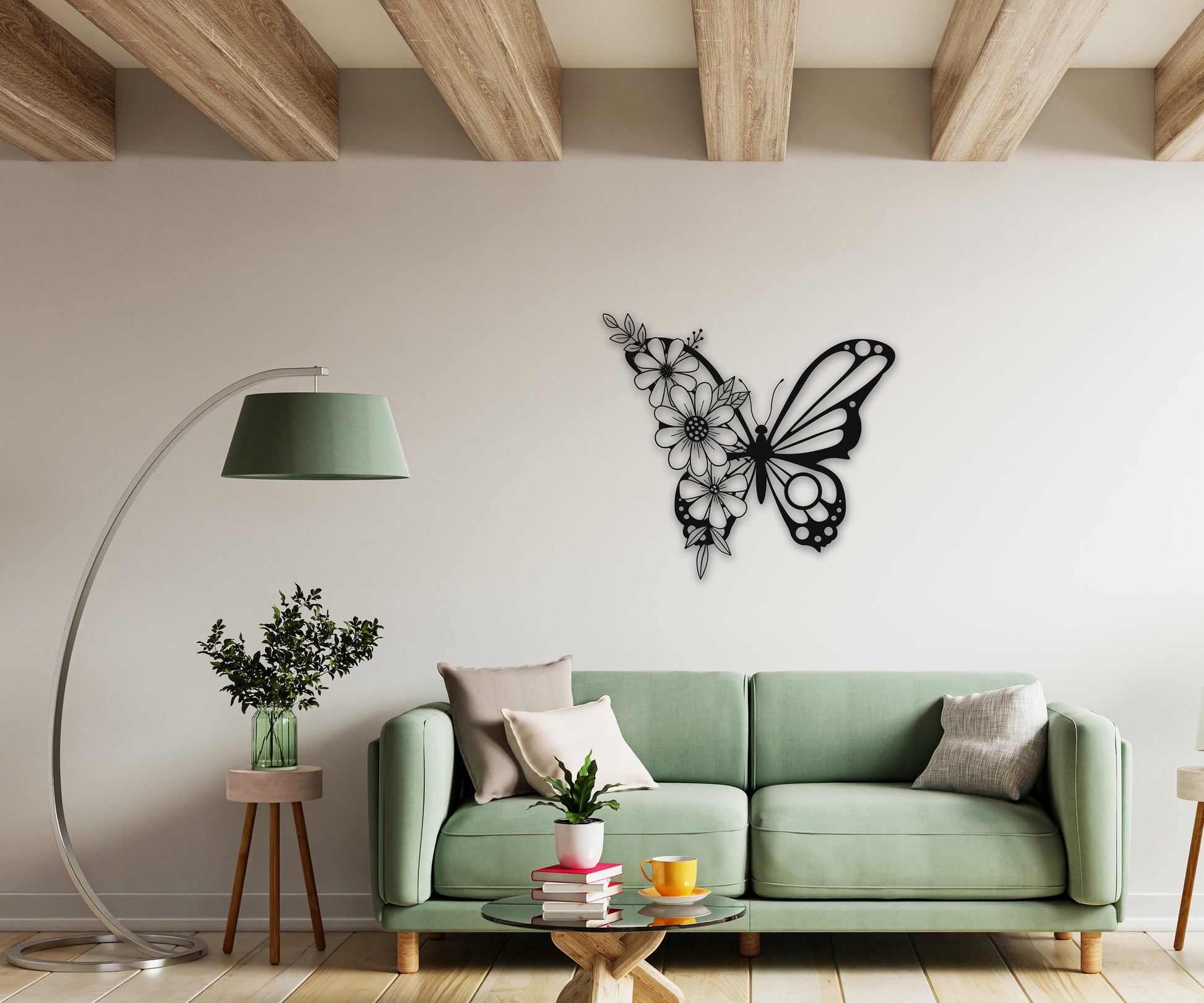 butterfly name personalized wall art – 16 gauge steel
