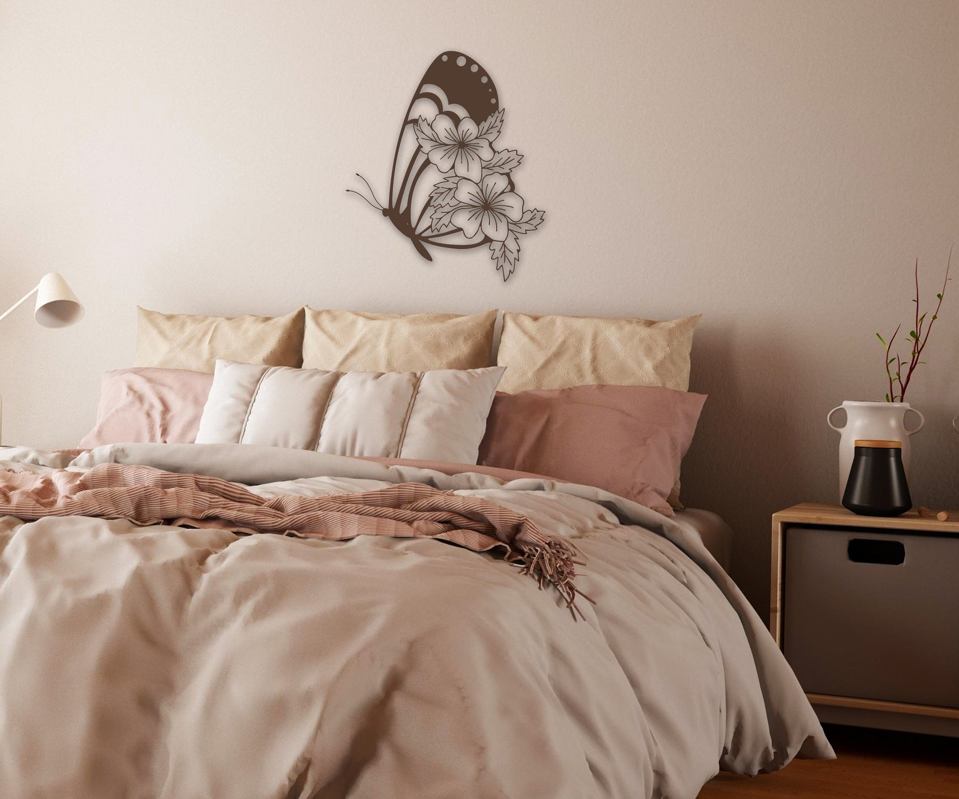 butterfly name personalized wall art – 16 gauge steel