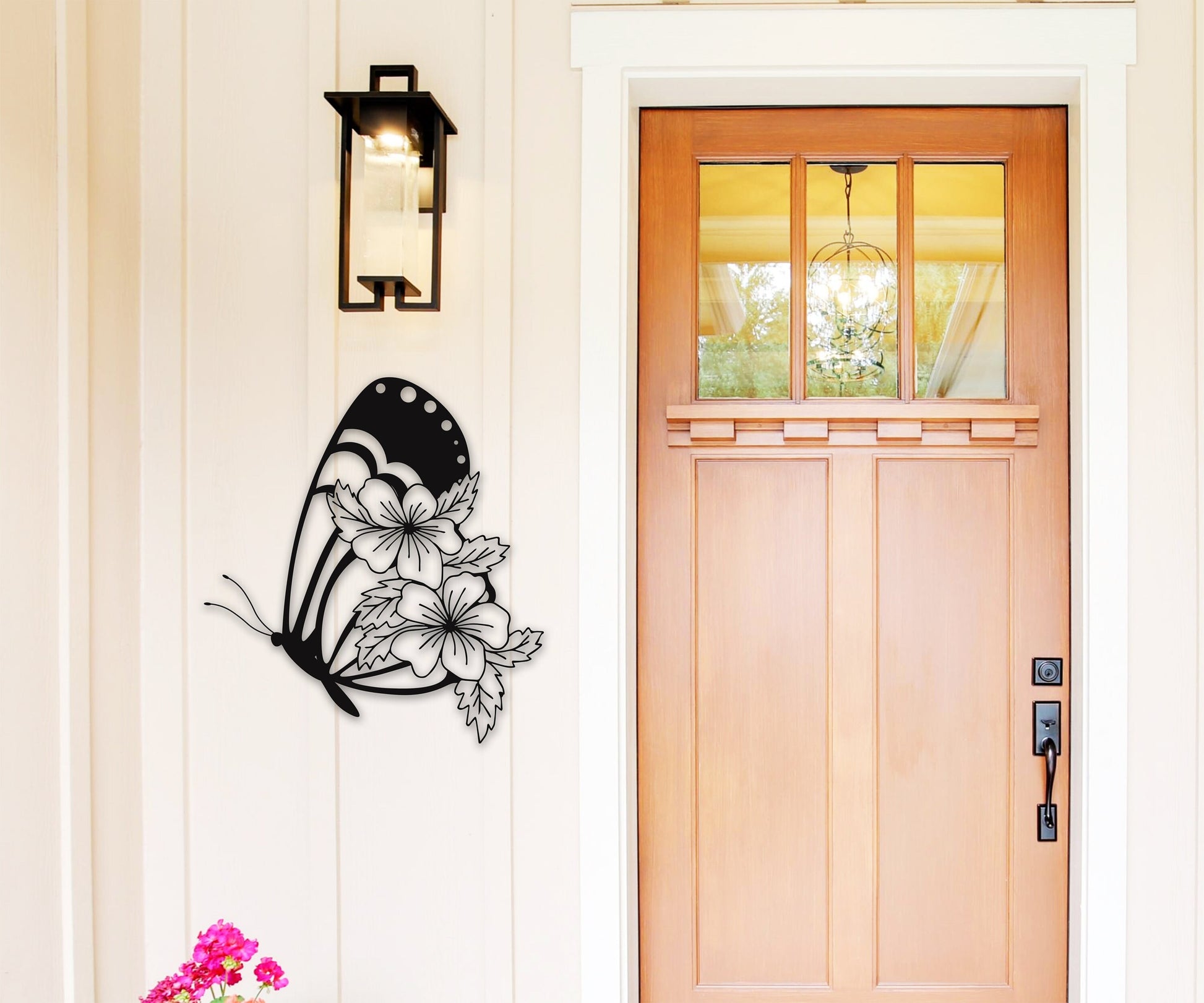 butterfly name personalized wall art – 16 gauge steel