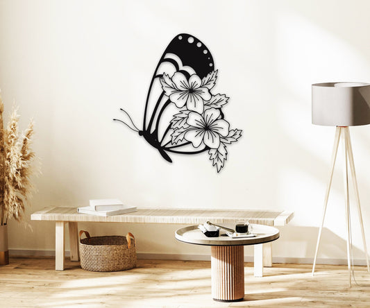 butterfly name personalized wall art – 16 gauge steel