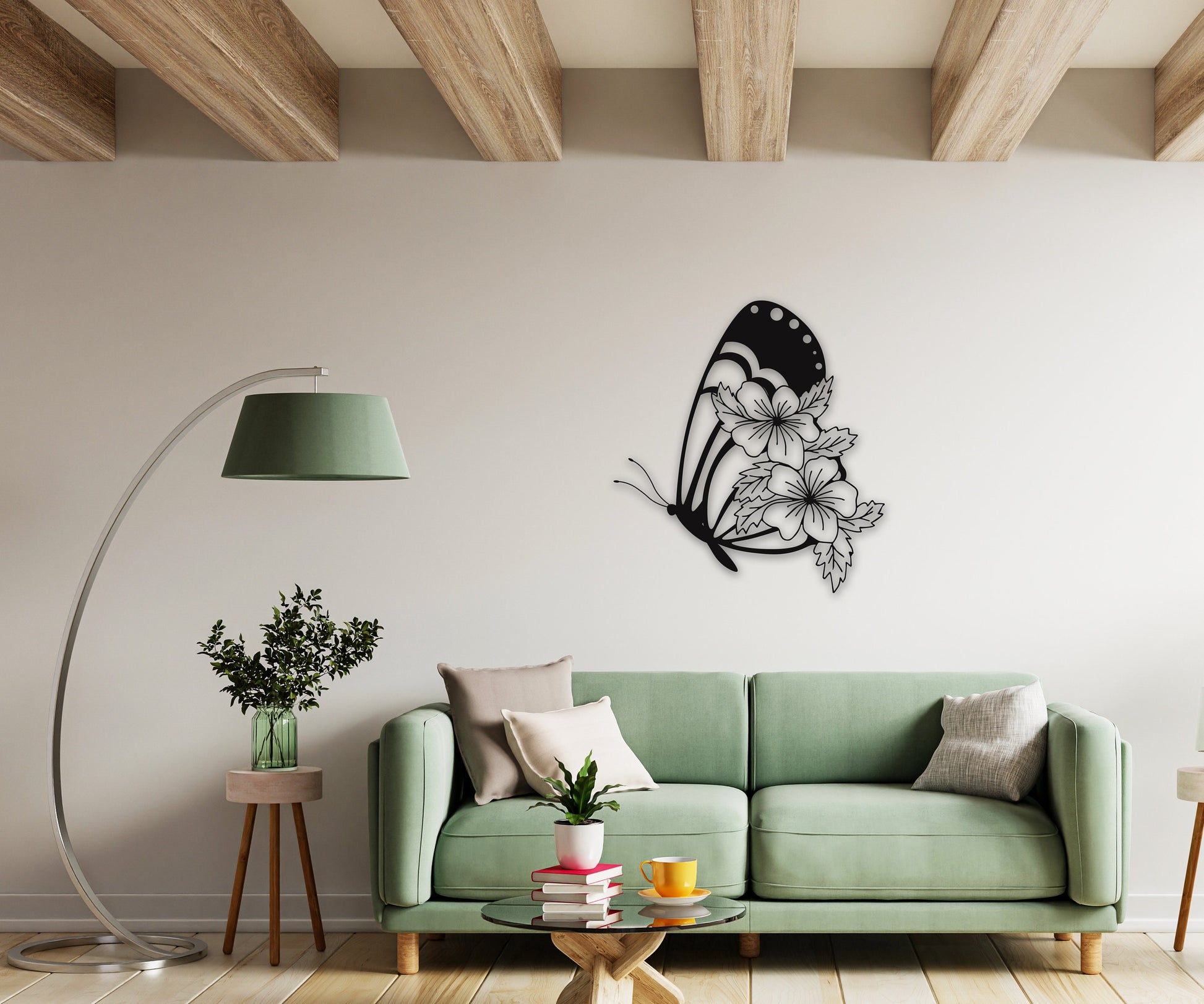 butterfly name personalized wall art – 16 gauge steel