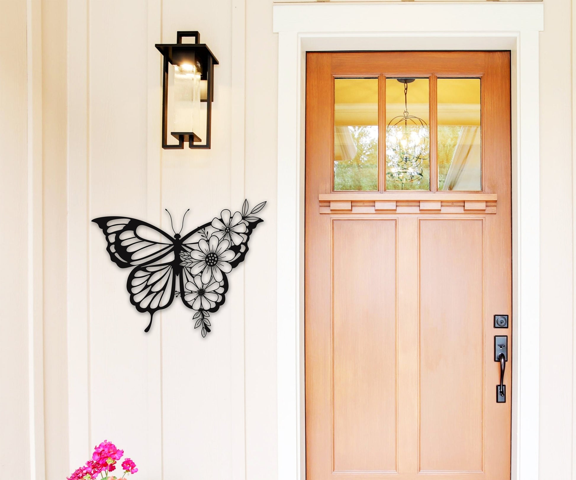 butterfly name personalized wall art – 16 gauge steel