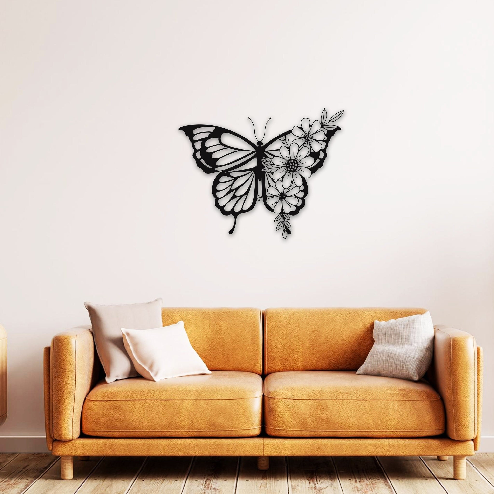 butterfly name personalized wall art – 16 gauge steel