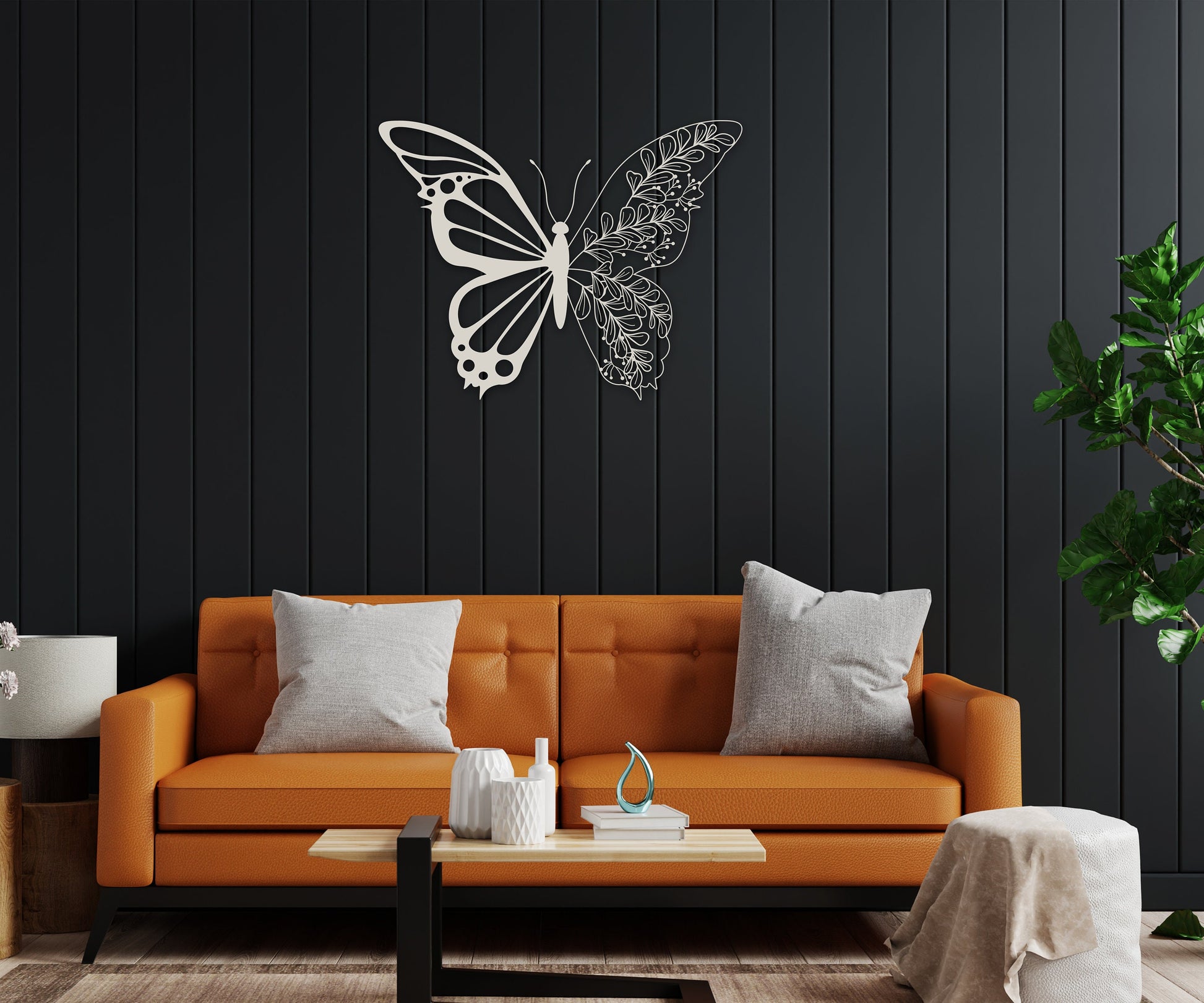 butterfly name personalized wall art – 16 gauge steel