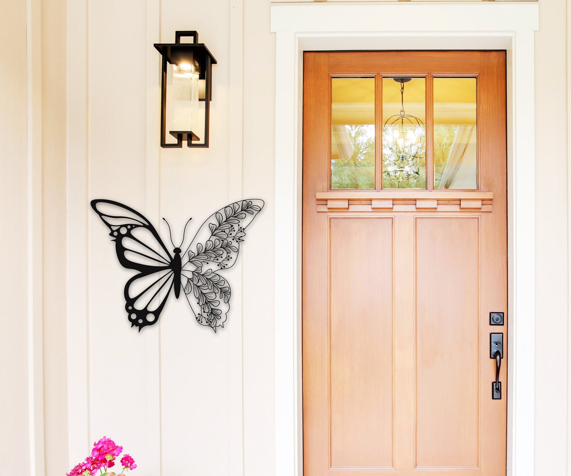 butterfly name personalized wall art – 16 gauge steel