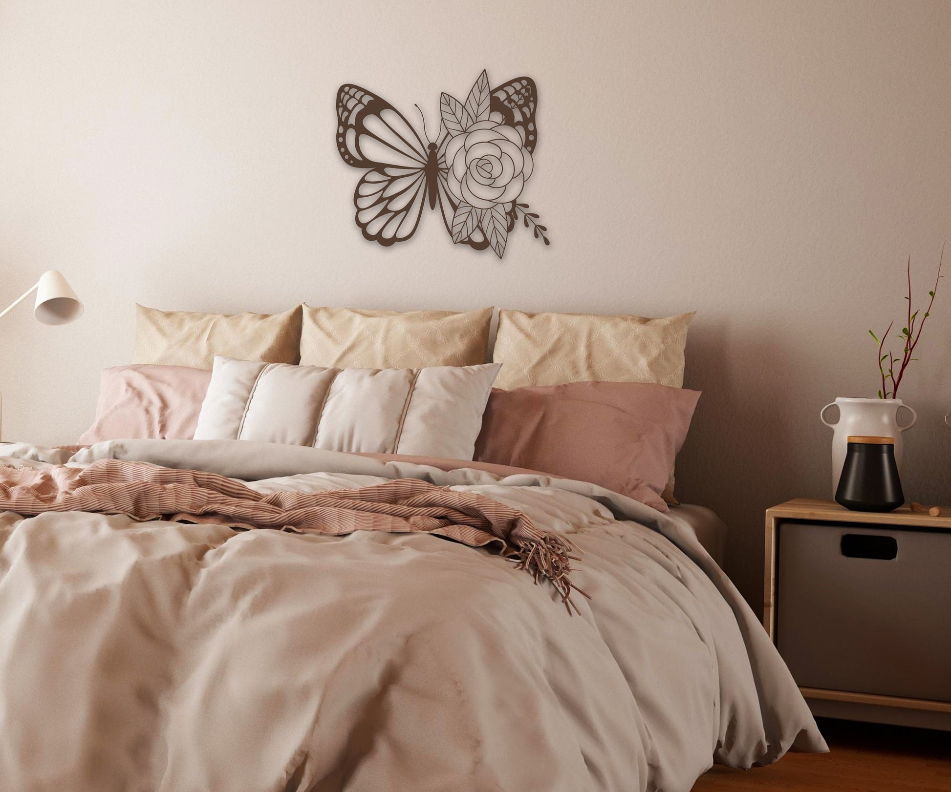 butterfly name personalized wall art – 16 gauge steel
